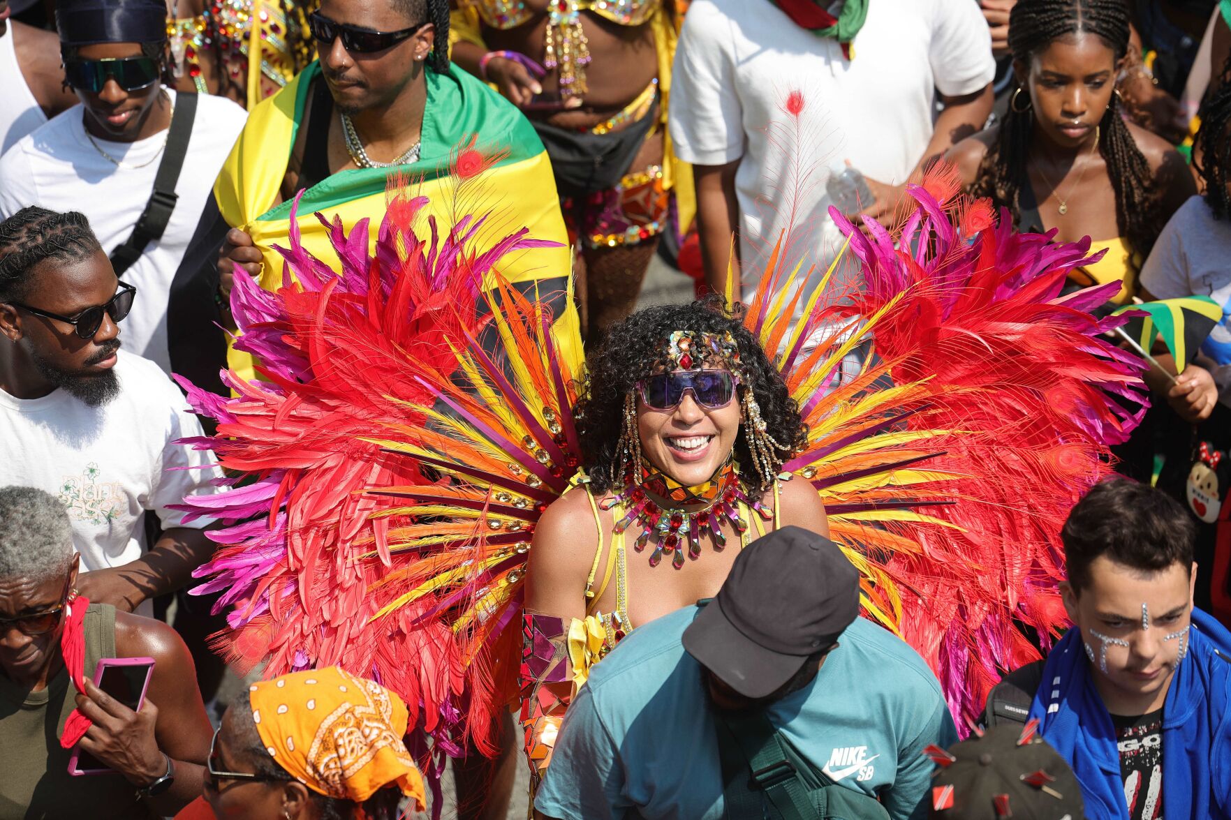 Parade feathers crowd.JPG